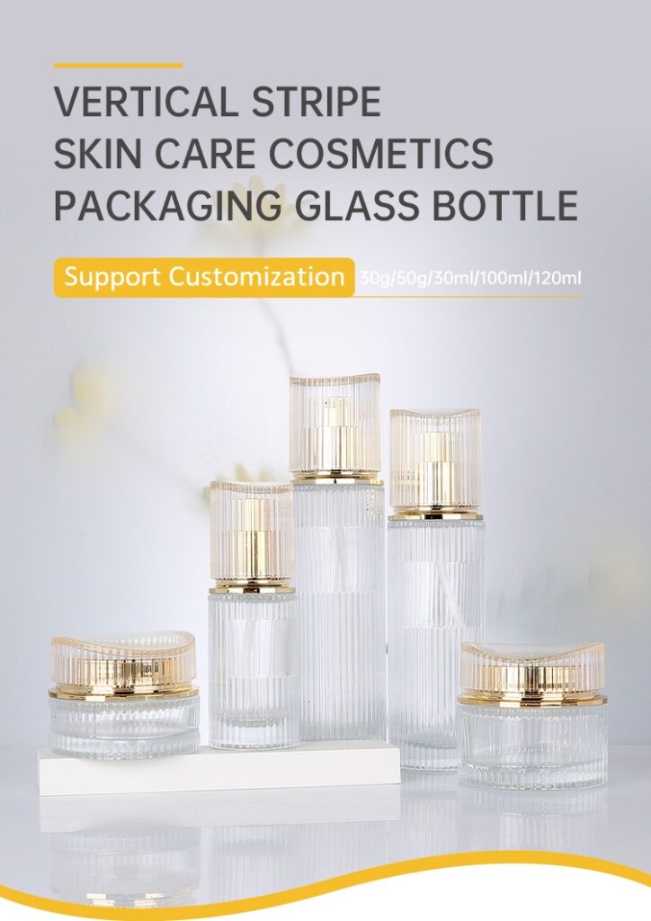 Custom Glass Bottles for Skincare Packaging Eco Friendly