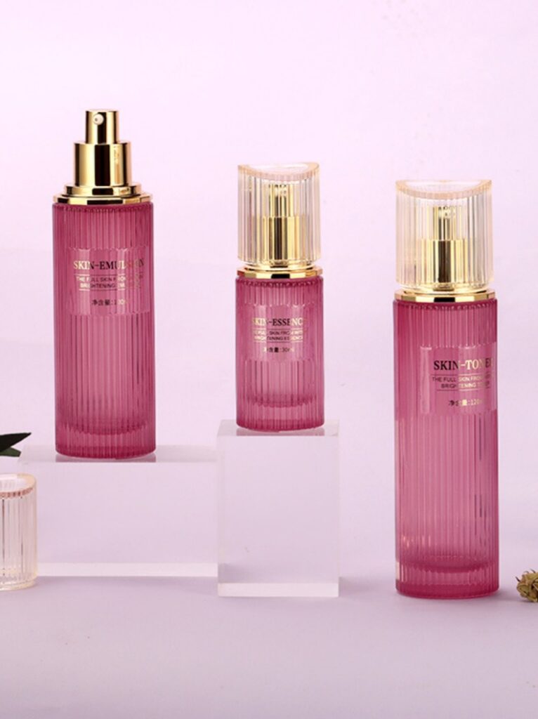 Custom Glass Bottles for Skincare Packaging Eco Friendly YF282