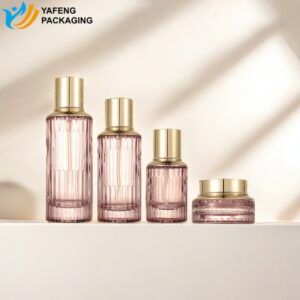 Sustainable Glass Cosmetic Packaging Customizable Jars Bottles 1