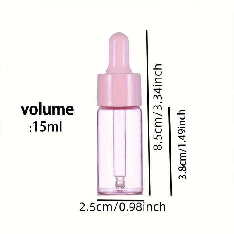 15ml Glass Dropper Bottle For Essential Oils Travel Packaging