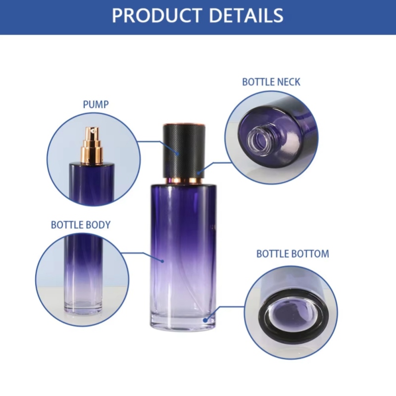 Elegant Skincare Glass Packaging Set for Premium Brands YF288 2 1