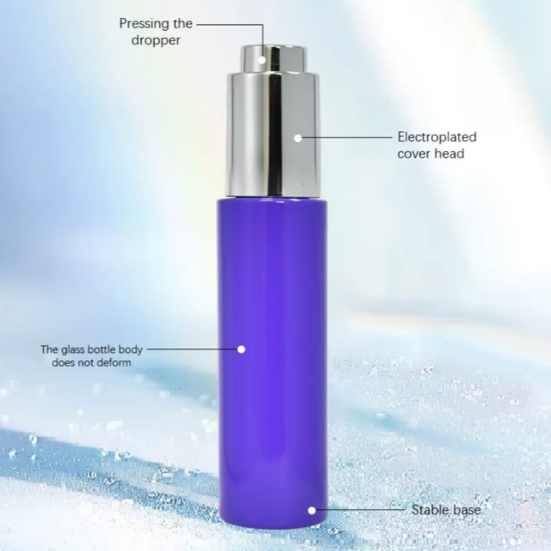 Slender Glass Dropper Bottle – Custom Cosmetic Packaging 3 Slender Glass Dropper Bottle Custom Cosmetic Packaging Solution YFO18(7)