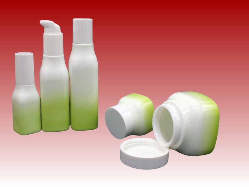 white opal glass bottles and jars