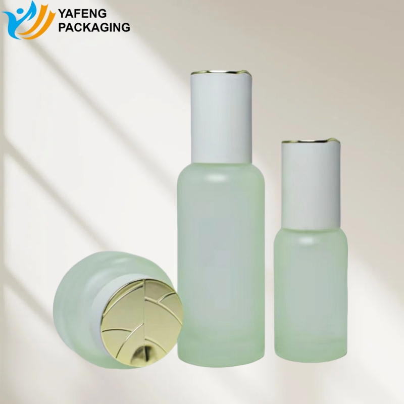 Custom Glass Cosmetic Bottles and Jars for Skincare Packaging 9 Custom Glass Cosmetic Bottles and Jars for Skincare Packaging YF269B
