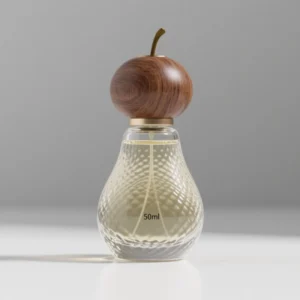 luxury perfume bottle with Rosewood cap