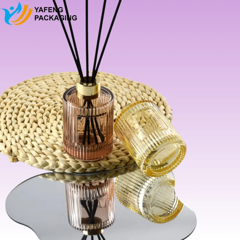 Luxury 6.8oz Glass Diffuser Bottle with Customizable Lid 2 Custom Glass Reed Diffuser Bottle for Home Fragrance Packaging 7