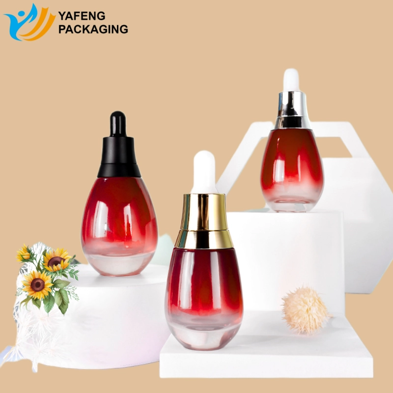 Custom Glass Dropper Bottles for Essence and Skincare Use