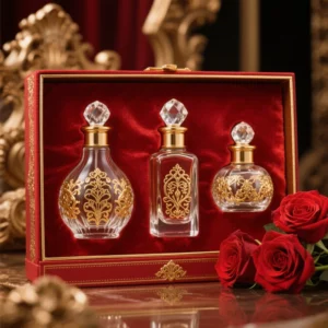 luxury middle east perfume bottle set