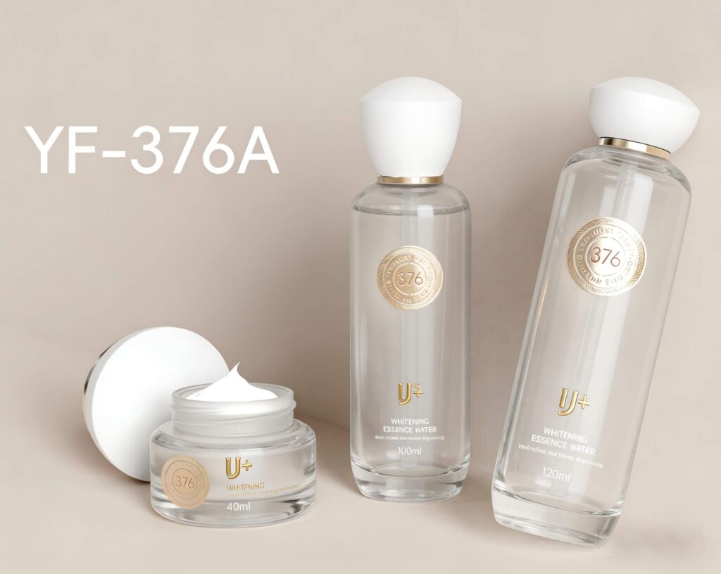 Premium perfume bottle with hot stamping