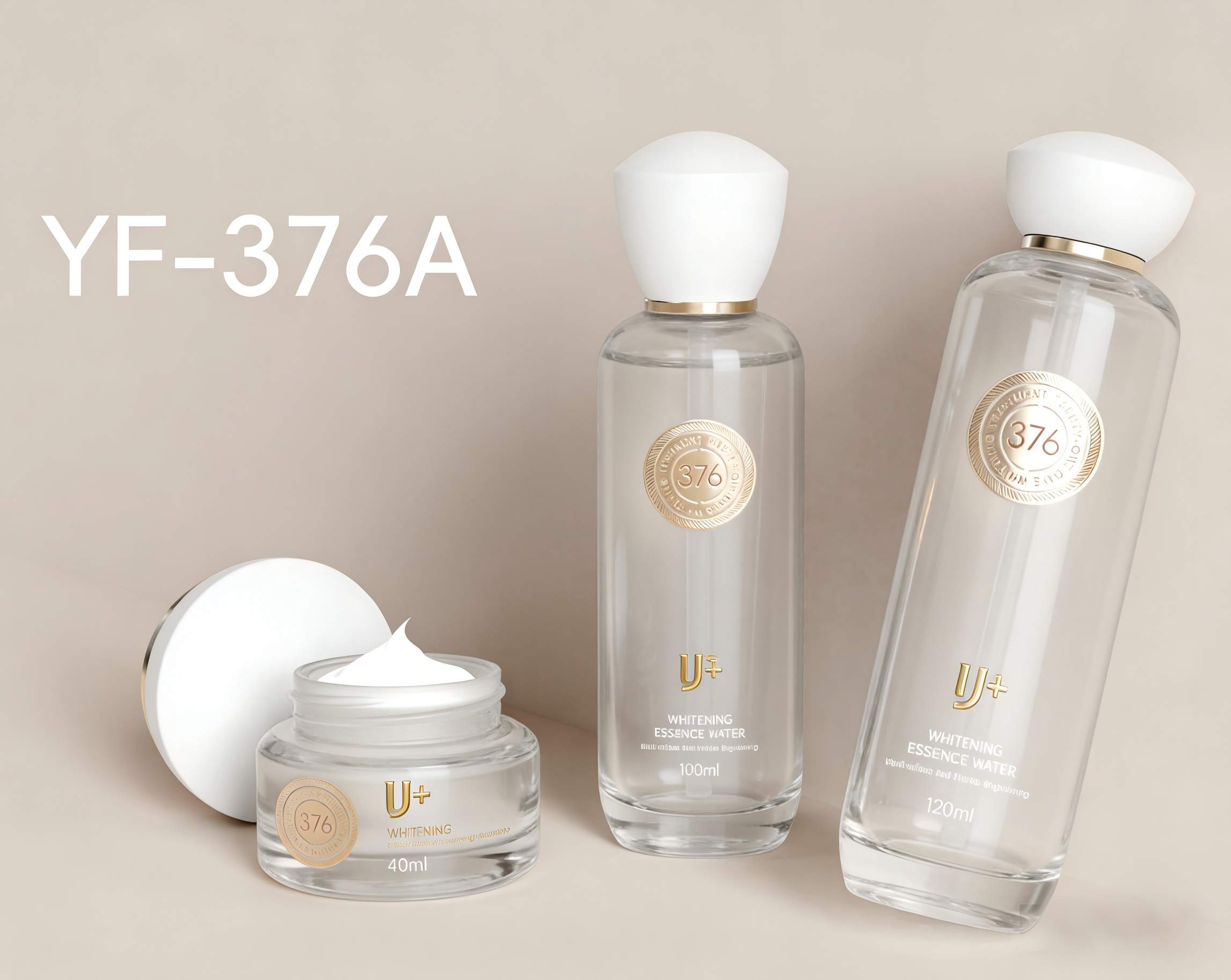 Premium perfume bottle with hot stamping